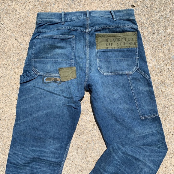 POLO RALPH  LAUREN Military Camo Denim (32 X 30) - Picture 5 of 7